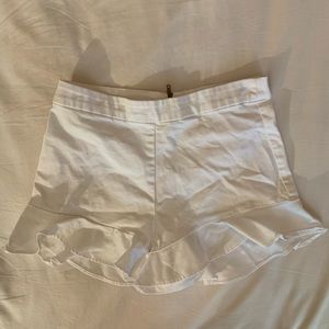 Zara White Shorts